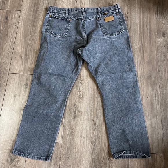 Wrangler 1013MWZCG Original Fit Men’s Gray Wash Denim Jeans size 42 x 30 - Picture 7 of 9